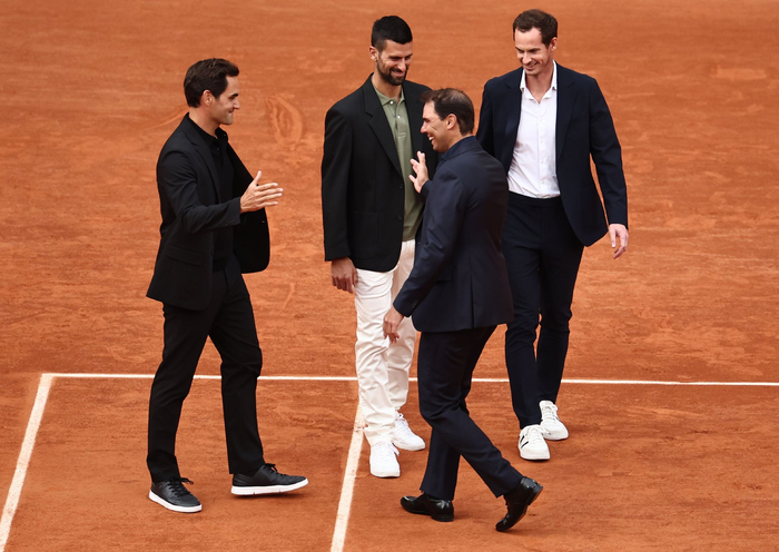 法国网球队碾压西班牙网球队，纳达尔送出助攻